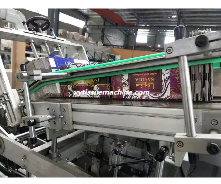 Facial Tissue Paper Carton Box Packing Machine Facial Tissue Paper Carton Box Packing Machine