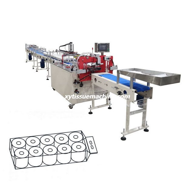 Hot Sale Semi Automatic Multi Rolls Toilet Paper Bundle Packing Machinery Price