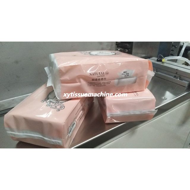 Hot Sale Semi Automatic Facial Tissue Napkin Paper Bags Packing Machine