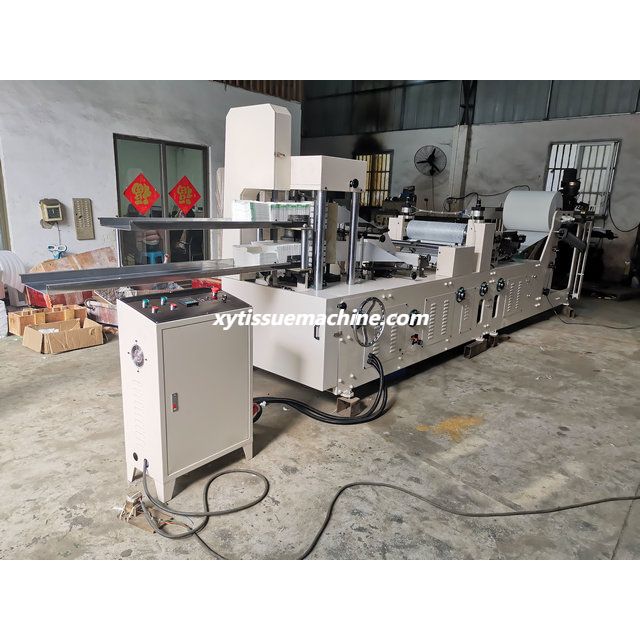 Automatic Double Decks Restaurant Table Napkin Tissue Paper Making Machine