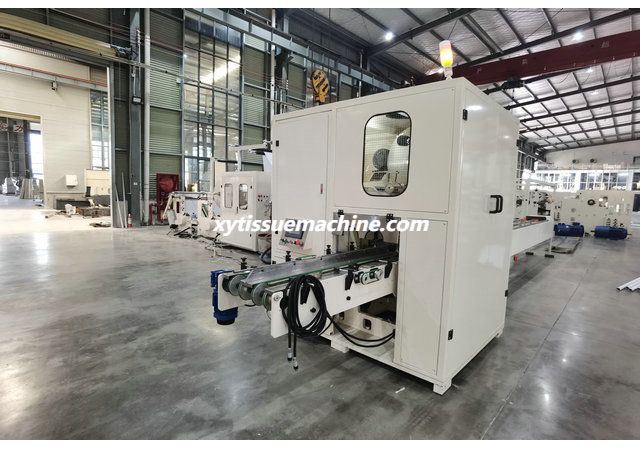 automatic toilet paper log saw cutting machine