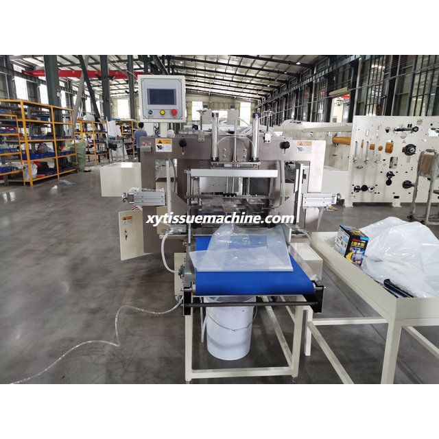 Good Price Semi Automatic Glue Lamination Maxi Roll Paper Bundle Packing Machinery