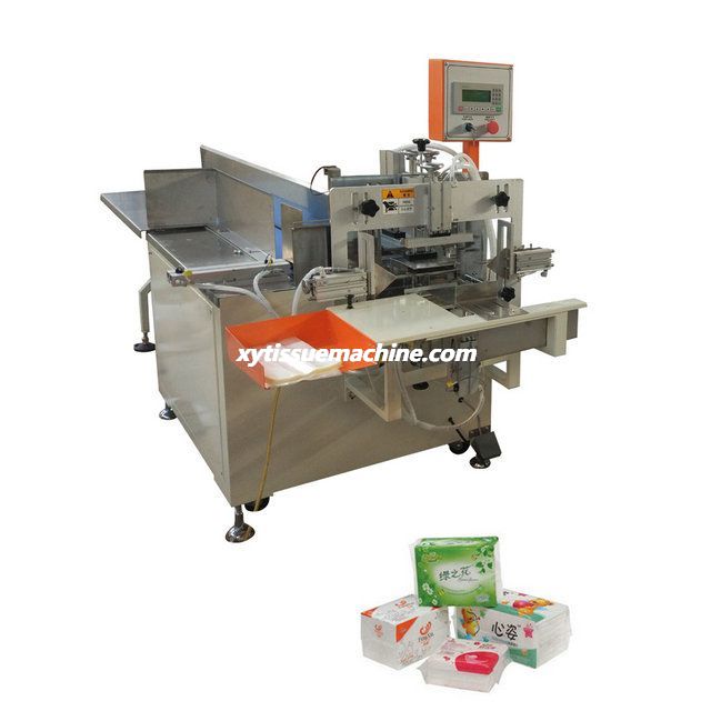 Hot Sale Semi Automatic Facial Tissue Napkin Paper Bags Packing Machine (6)