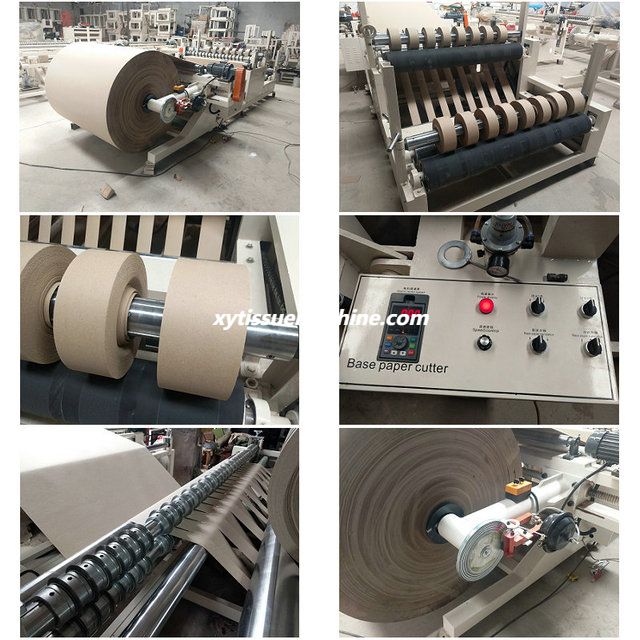 automatic kraft paper rewinding and slitting machine (7)