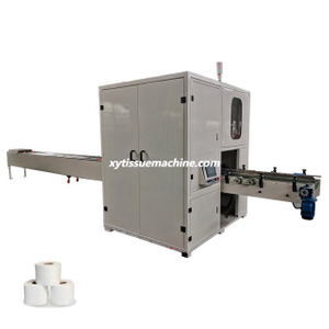 Good price automatic toilet paper kitchen towel roll log saw cutting machine