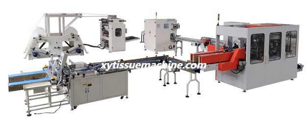 facial tissue machine production line