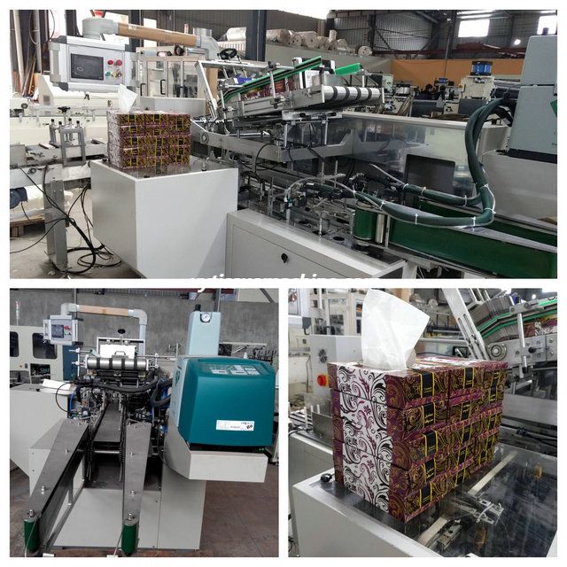 facial tissue box packing machine