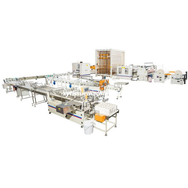 High Speed Automatic Glue Lamination Toilet Paper Roll Making Machine Production Line 