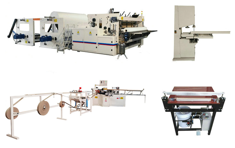 semi automatic toilet paper machine production line