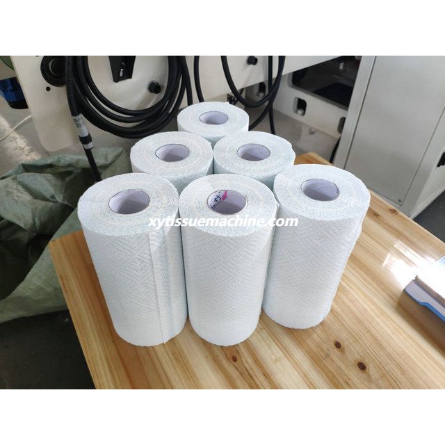 Good price automatic toilet paper kitchen towel roll log saw cutting machine