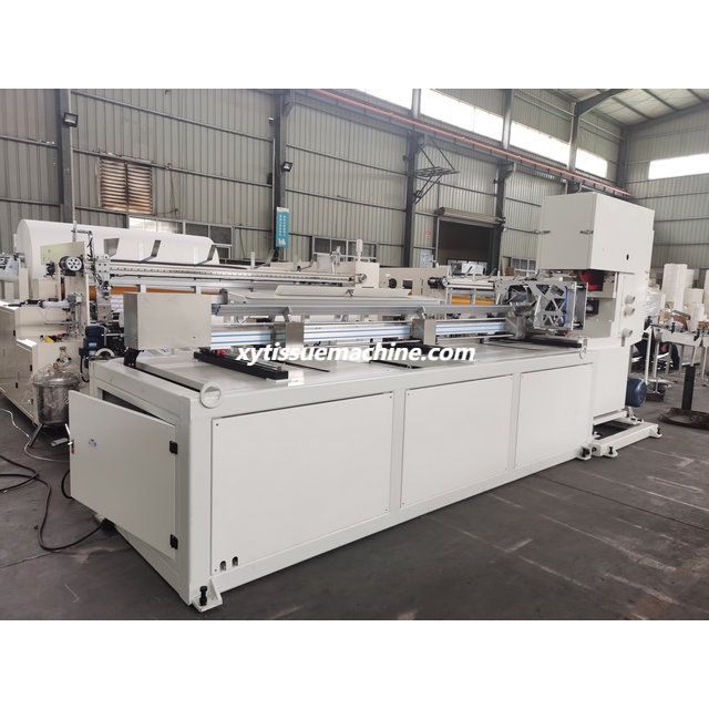 Best Sale Automatic JumboTowel Maxi Roll Paper Band Saw Cutting Machinery