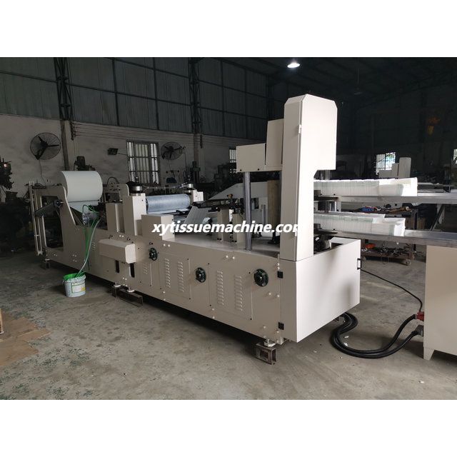 Automatic Double Decks Restaurant Table Napkin Tissue Paper Making Machine