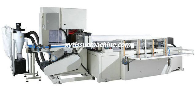 Best Sale Automatic JumboTowel Maxi Roll Paper Band Saw Cutting Machinery