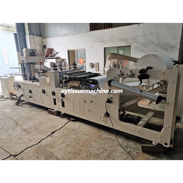 Automatic Double Decks Restaurant Table Napkin Tissue Paper Making Machine