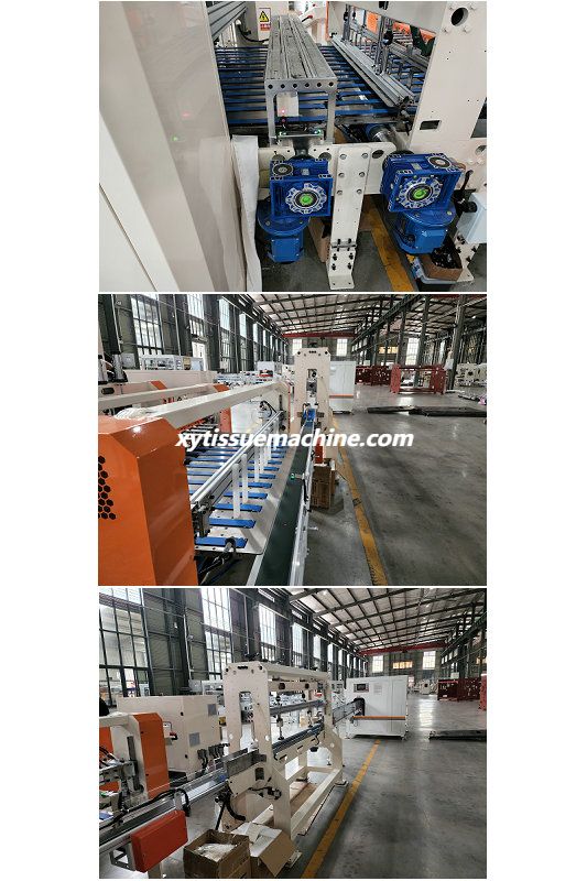 details of facial tissue machine