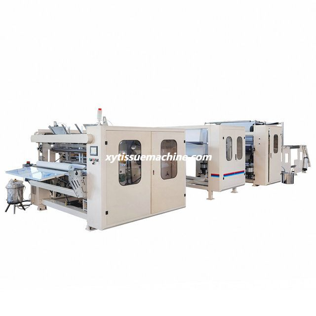 Automatic Glue Lamination Toilet Paper Kitchen Towel Rewinding Machine