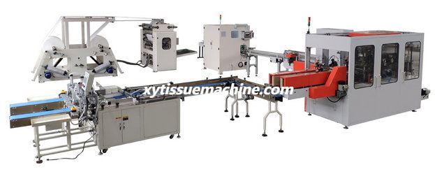 facial tissue machine production line