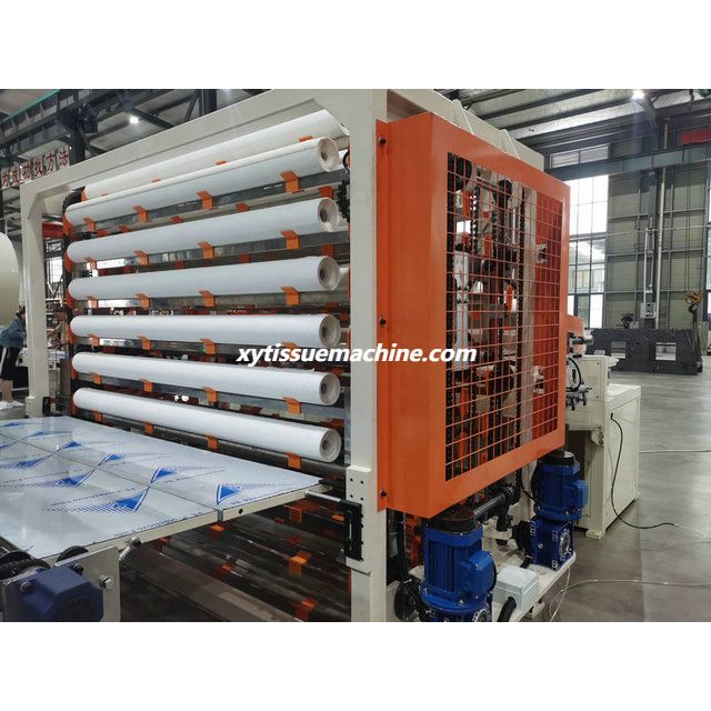 Automatic Glue Laminated Toilet Tissue Paper Roll Making Machine Production Line 