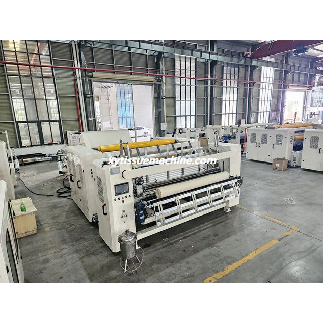 Automatic Two Perforating Systems Toilet Paper Kitchen Towel Making Machine