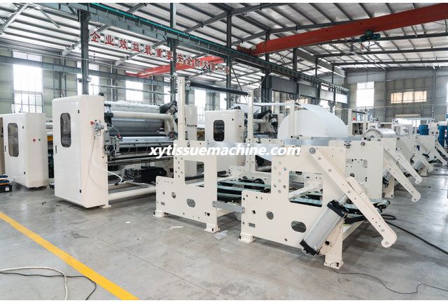 tissue rewinding machine