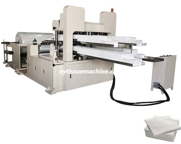 High Speed Automatic Four Decks Napkin Tissue Paper Making Machinery8