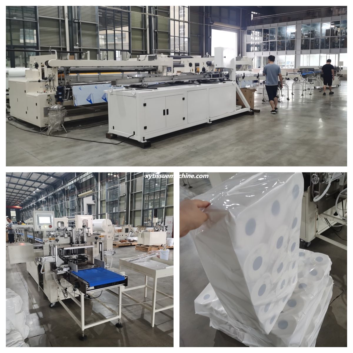 30 rolls toilet paper machine production line