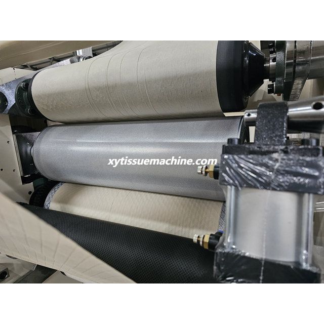 Automatic Interfold Glue Lamination Hand Towel Facial Tissue Paper Machine