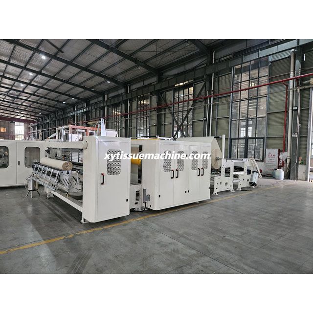 Automatic Two Perforating Systems Toilet Paper Kitchen Towel Making Machine