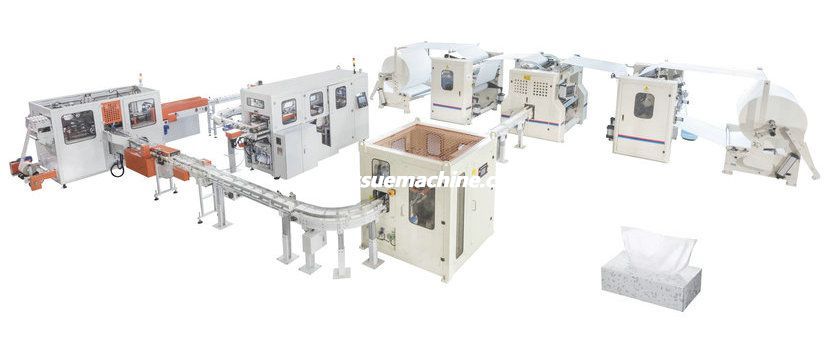 facial tissue machine
