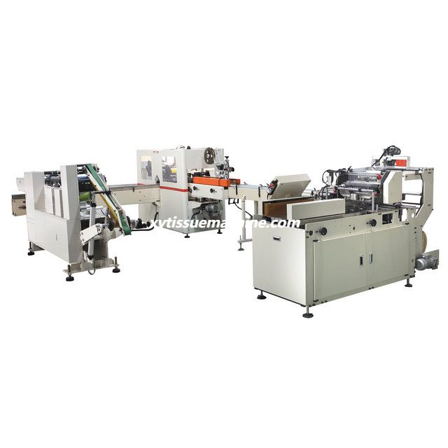 Automatic pocket tissue handkerchief paper making machine