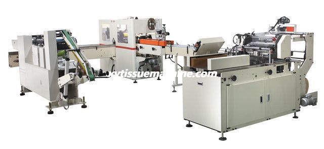 Automatic pocket tissue handkerchief paper making machine 7