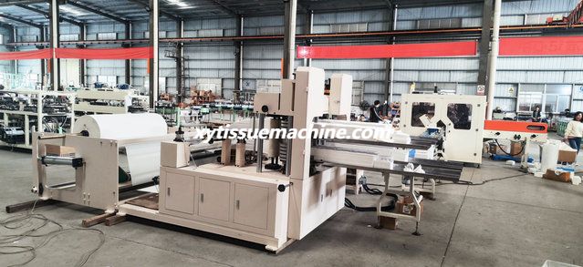 four decks napkin tissue machine production line